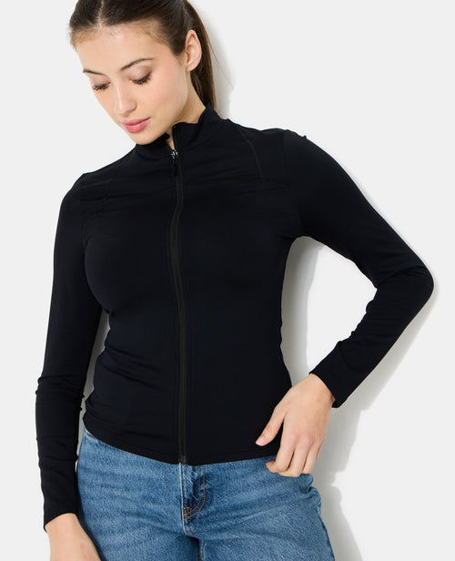 Gilet zippé en matière sculptante - PIMKIE - 2