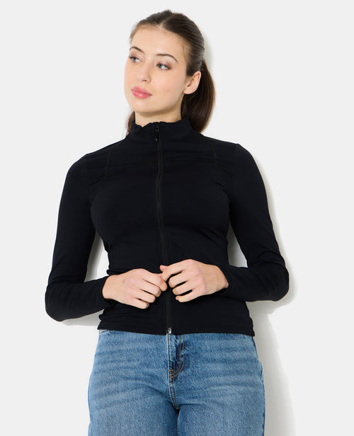 Gilet zippé en matière sculptante - PIMKIE - 5