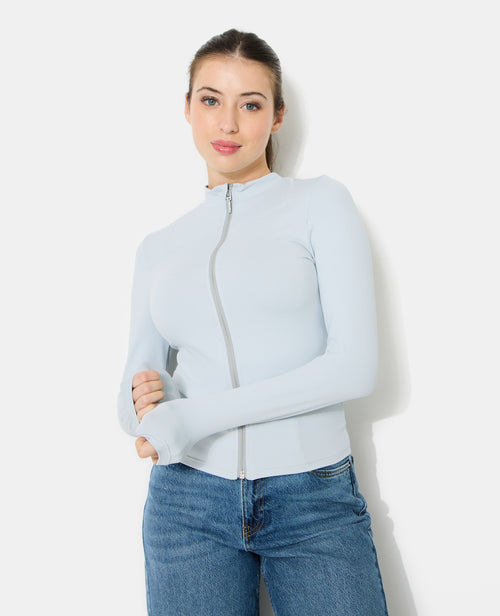 Gilet zippé en matière sculptante - PIMKIE - 1