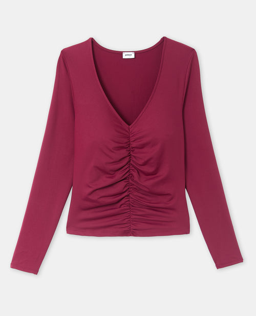 T-shirt manches longues avec fronces - PIMKIE - 4