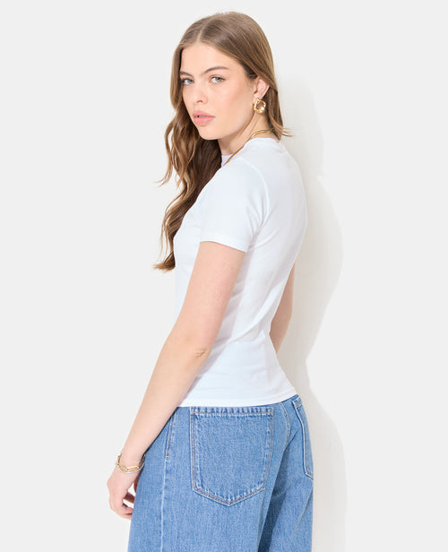 T-shirt ajusté avec rose - PIMKIE - 6