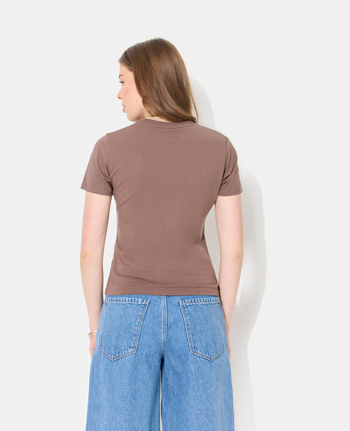 T-shirt ajusté avec orchidée - PIMKIE - 6