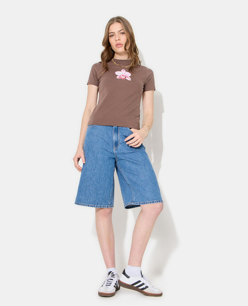 T-shirt ajusté avec orchidée - PIMKIE - 7