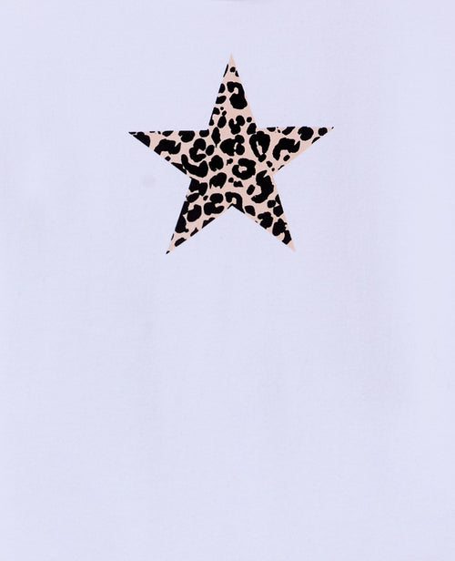 T-shirt ajusté col rond avec étoile motif léopard - PIMKIE - 7