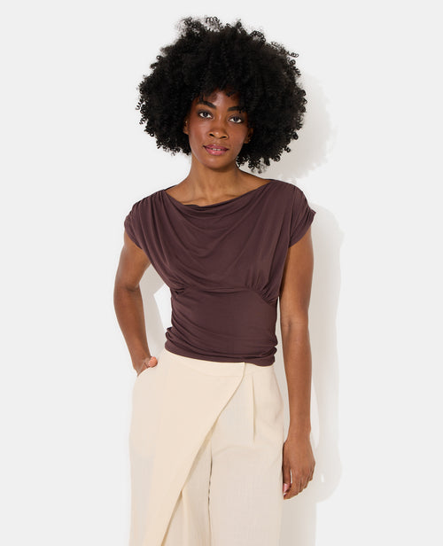 Top fluide avec drapé - PIMKIE - 1