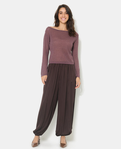 Pull en maille légère et transparente manches flare - PIMKIE - 3
