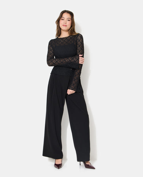 Top en dentelle manches flare - PIMKIE - 3