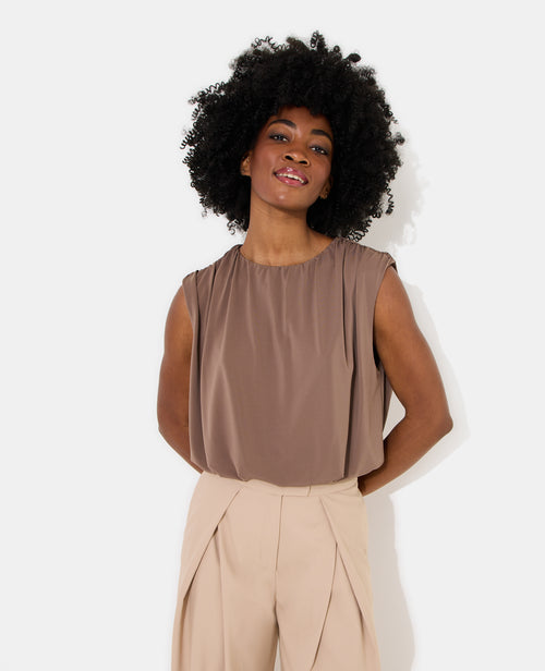 Top boule sans manches en maille fluide - PIMKIE - 7