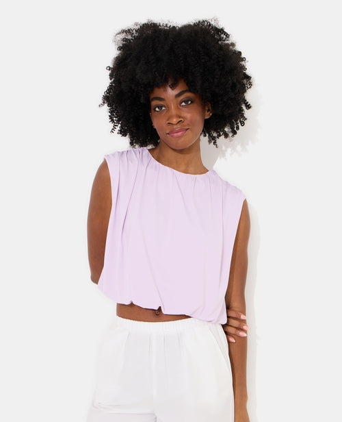 Top boule sans manches en maille fluide - PIMKIE - 1