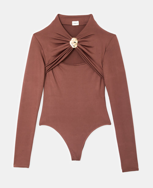 Body manches longues avec détail bijou - PIMKIE - 4