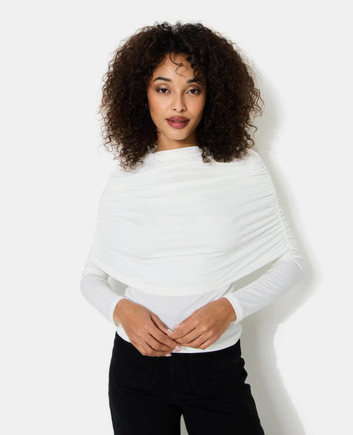 Top manches longues avec cape intégrée - PIMKIE - 1