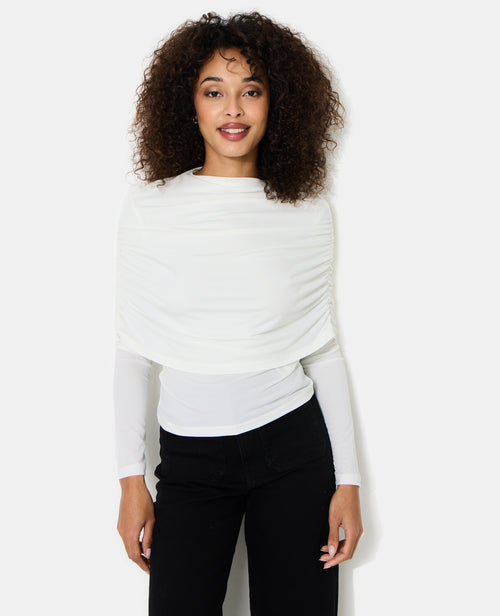 Top manches longues avec cape intégrée - PIMKIE - 5