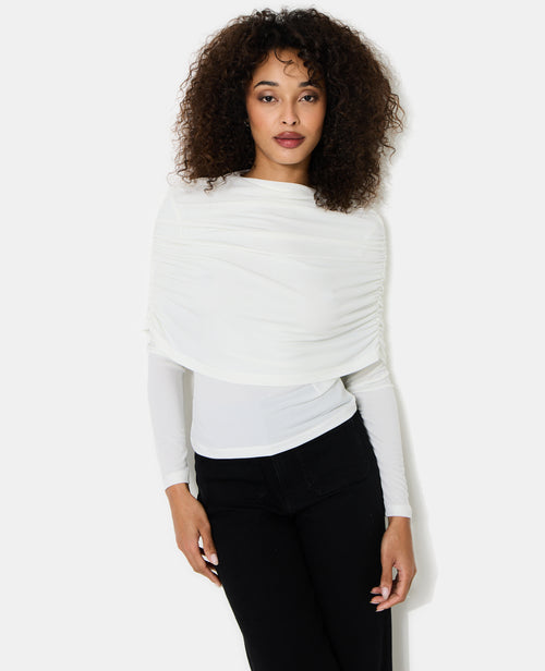 Top manches longues avec cape intégrée - PIMKIE - 1