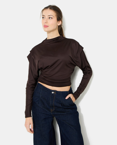 Top manches chauve-souris avec pinces et fronces - PIMKIE - 1