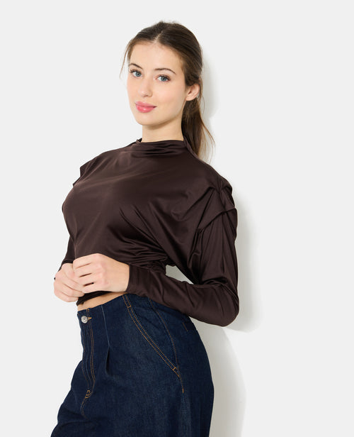 Top manches chauve-souris avec pinces et fronces - PIMKIE - 4