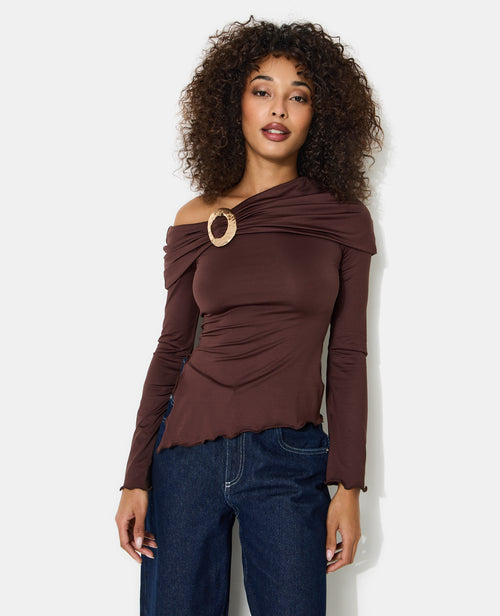 Top asymétrique avec détail bijou - PIMKIE - 6