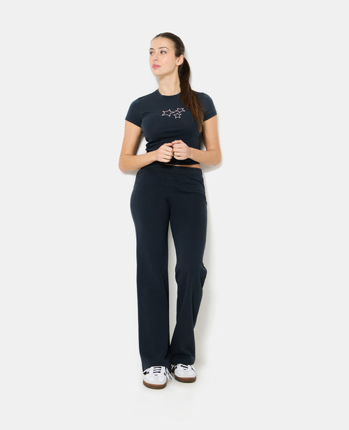 T-shirt ajusté avec étoiles brodées - PIMKIE - 3
