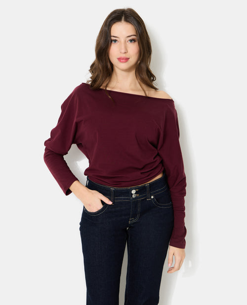 Top manches chauve-souris avec étoile contrastée - PIMKIE - 1