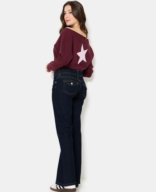 Top manches chauve-souris avec étoile contrastée - PIMKIE - 3