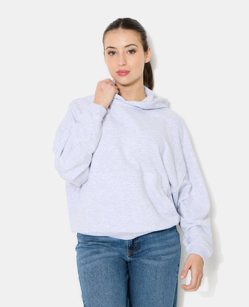 Sweat capuche oversize avec étoiles contrastées - PIMKIE - 5