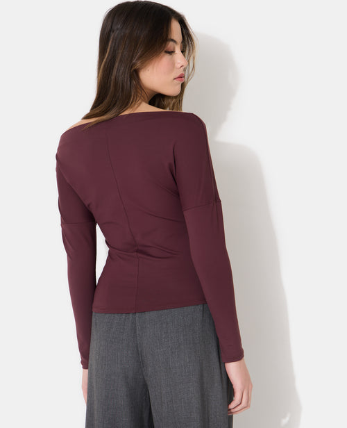 Top manches longues avec encolure bateau - PIMKIE - 6