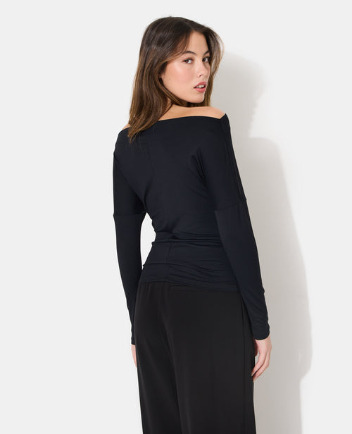 Top manches longues avec encolure bateau - PIMKIE - 6