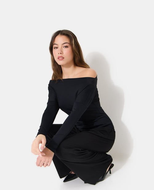 Top manches longues avec encolure bateau - PIMKIE - 7