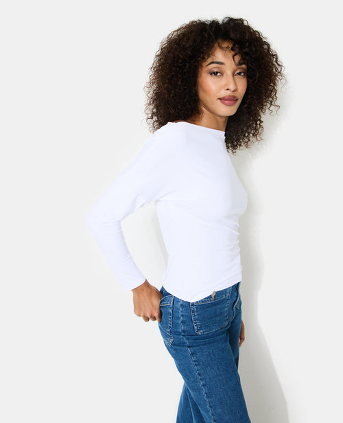 Top manches longues avec encolure bateau - PIMKIE - 2