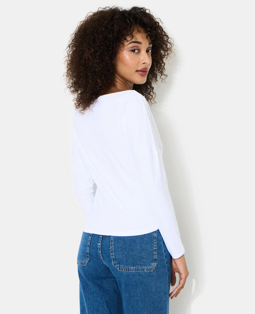 Top manches longues avec encolure bateau - PIMKIE - 6