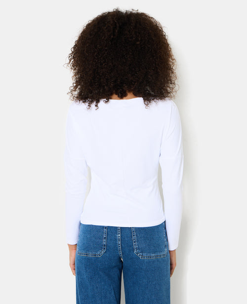 Top manches longues avec encolure bateau - PIMKIE - 7