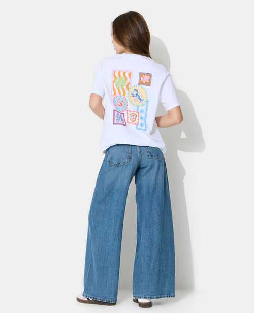 T-shirt oversize avec print devant et dos - PIMKIE - 3