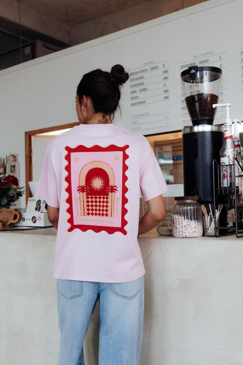 T-shirt oversize avec print devant et dos - PIMKIE - 1