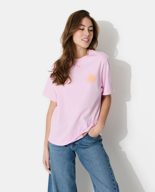 T-shirt oversize avec print devant et dos - PIMKIE - 5