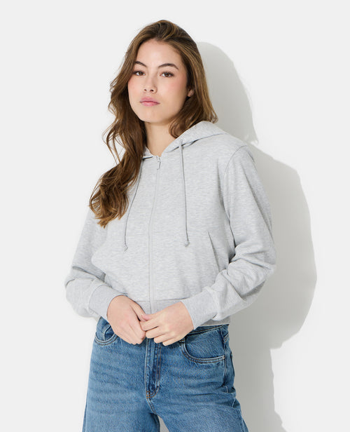 Sweat zippé avec étoile motif léopard - PIMKIE - 5
