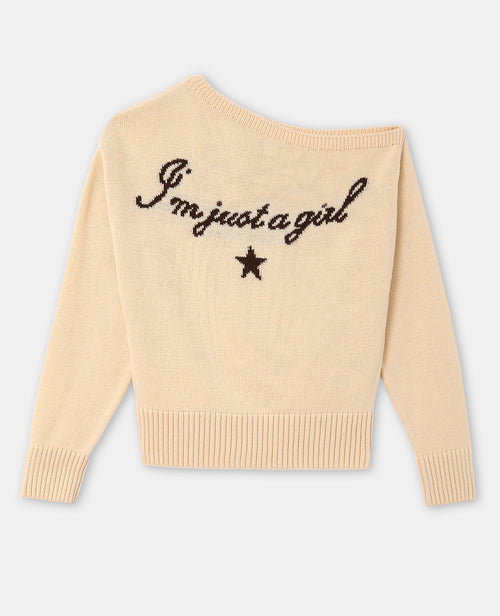 Pull asymétrique avec écriture poitrine - PIMKIE - 4