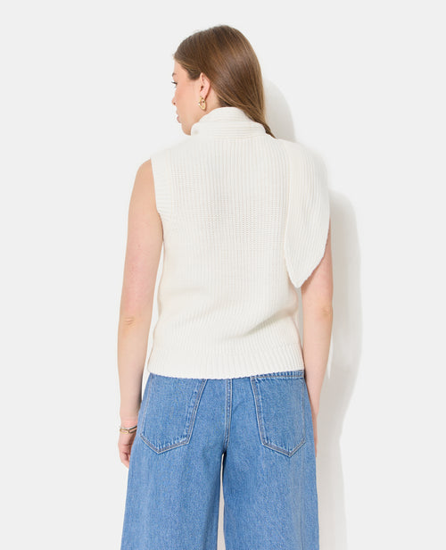 Pull sans manches avec col à nouer - PIMKIE - 6