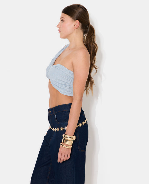 Top brassière asymétrique avec lurex - PIMKIE - 2