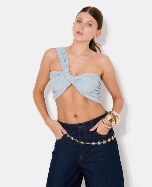 Top brassière asymétrique avec lurex - PIMKIE - 5