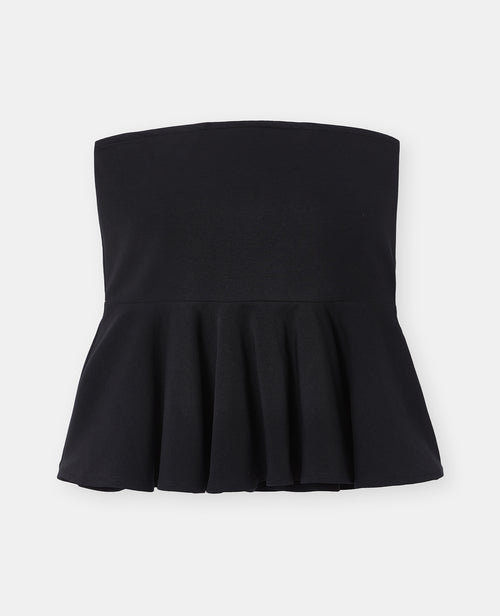 Top bustier peplum avec volant - PIMKIE - 4