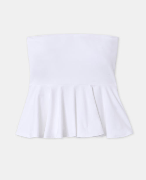 Top bustier peplum avec volant - PIMKIE - 4