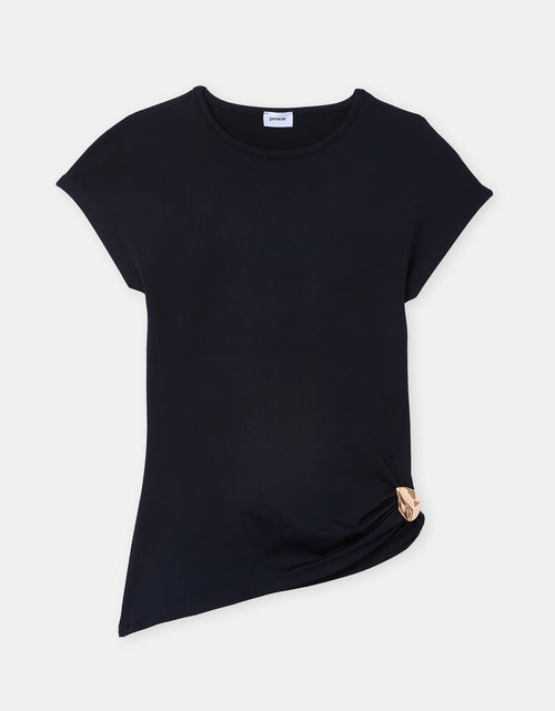 T-shirt asymétrique avec détail bijou - PIMKIE - 4