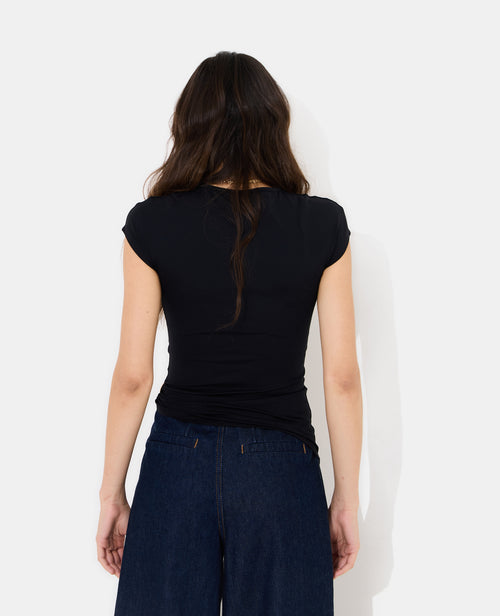 T-shirt asymétrique avec détail bijou - PIMKIE - 6