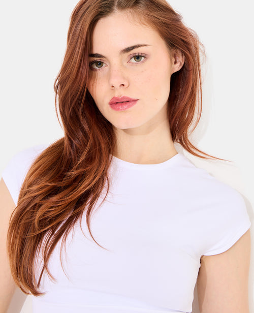 T-shirt asymétrique avec détail bijou - PIMKIE - 1