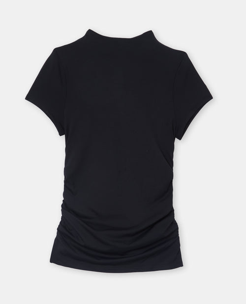 T-shirt avec col montant et fronces côtés - PIMKIE - 4