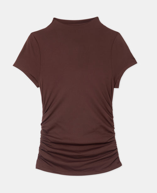 T-shirt avec col montant et fronces côtés - PIMKIE - 4