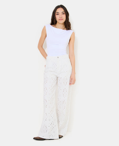 Body sans manches encolure drapée - PIMKIE - 3