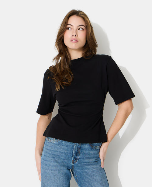 T-shirt avec taille resserrée et froncée - PIMKIE - 1