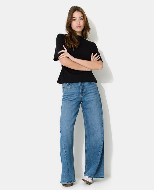 T-shirt avec taille resserrée et froncée - PIMKIE - 3