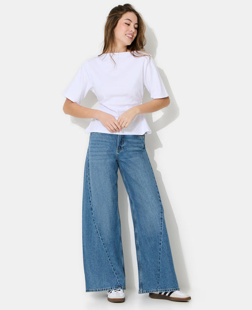 T-shirt avec taille resserrée et froncée - PIMKIE - 3