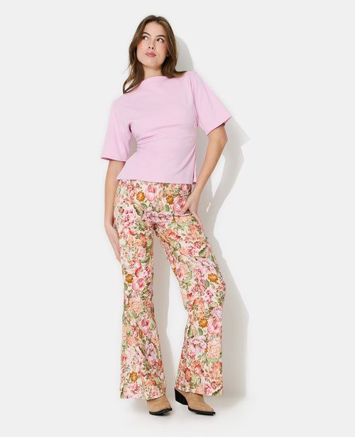 T-shirt avec taille resserrée et froncée - PIMKIE - 3